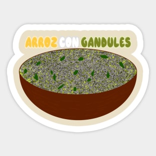 Arroz Con Gandules Sticker